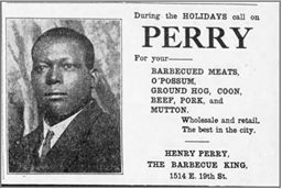 Kansas City's Barbecue Legend The Great Henry Perry