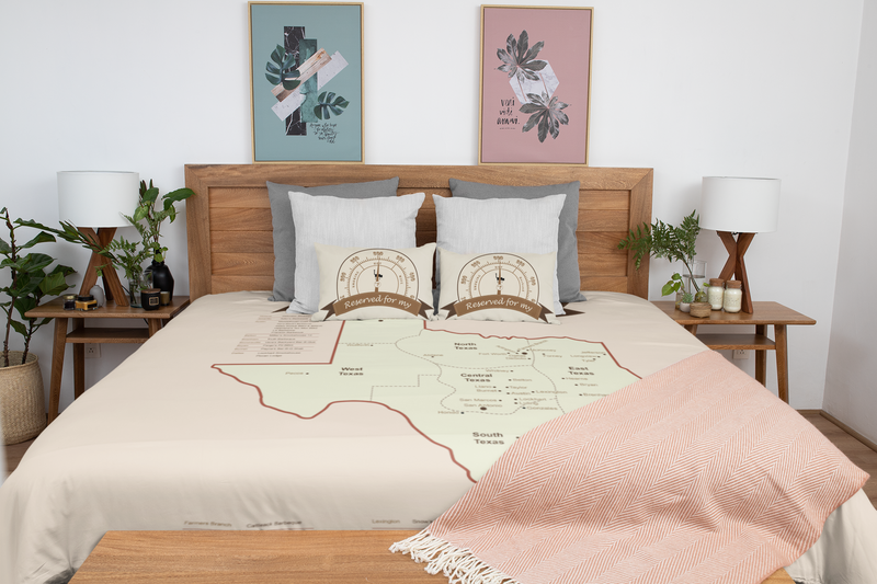 The Ultimate Texas BBQ Road Trip - Duvet Cover
