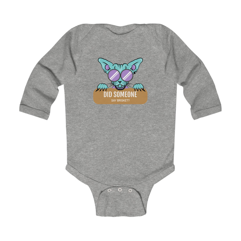 Did someone say brisket? / Infant Long Sleeve Bodysuit