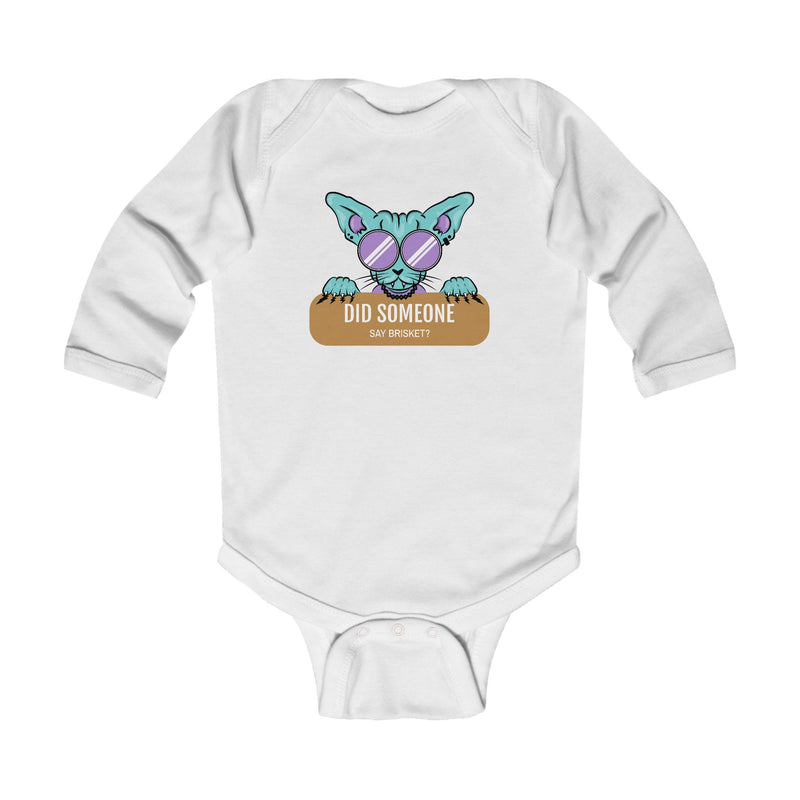 Did someone say brisket? / Infant Long Sleeve Bodysuit