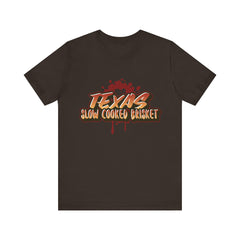 Texas Slow Cooked Brisket/Unisex Jersey Short Sleeve Tee