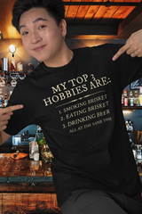 My top 3 hobbies are. T-shirt