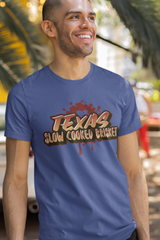 Texas slow cooked brisket. T-shirt