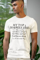 My top 3 hobbies are. T-shirt