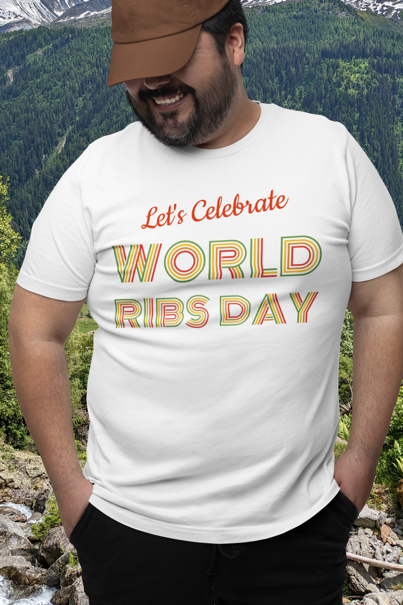 Let's Celebrate world ribs day. T-shirt