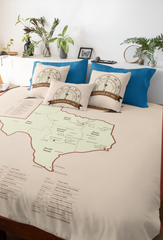 The Ultimate Texas BBQ Road Trip / Microfiber Duvet Cover