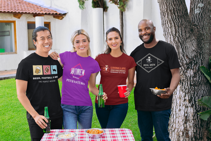 Beer, Football & BBQ the perfect weekend Unisex Jersey Short Sleeve Tee