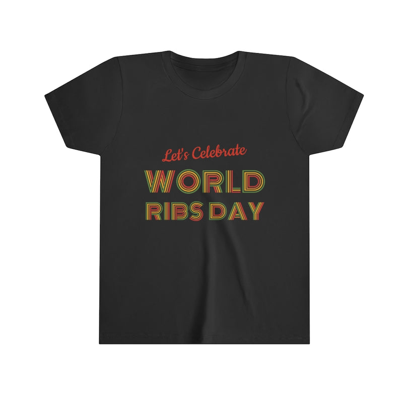 Let's Celebrate World Ribs Day / Unisex Jersey Short Sleeve Tee
